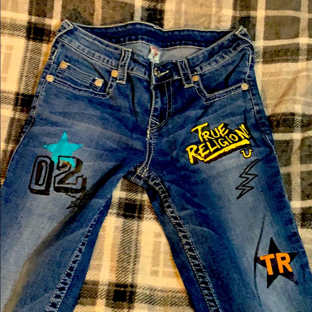 True religion size 12 jeans worn once